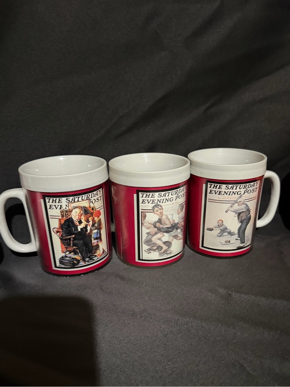Thermo-Serv - Norman Rockwell - The Saturday Evening Post - Collectors Mugs